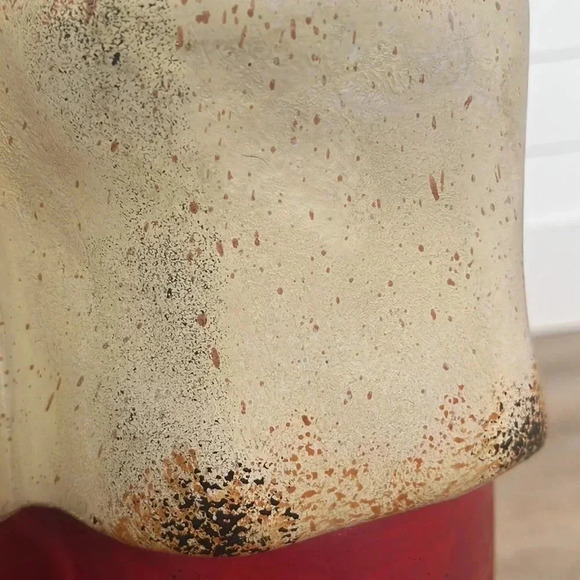 Vintage Oversized 13” tall Santa boot planter - Picture 7 of 8